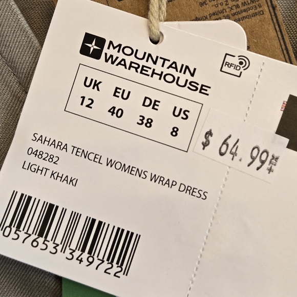 (8) Sahara Womens Wrap Dress Mountain Warehouse - Picture 8 of 11